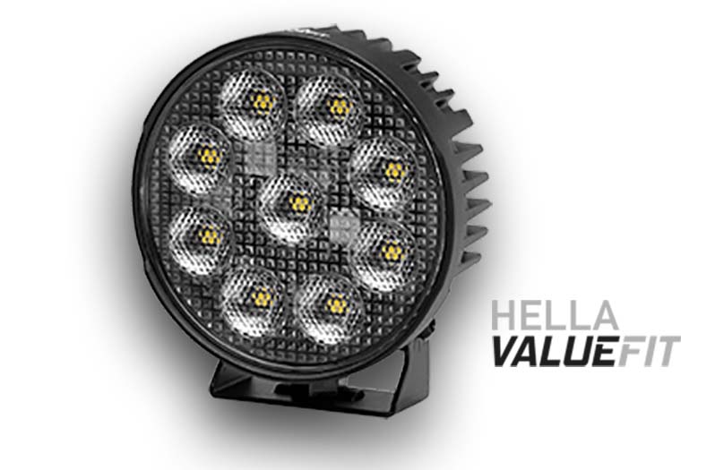 HELLA Universal Work Lights LED Black 12V/24V 1GA357106-022