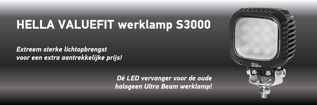 Voorkomen feit Schaduw Product highlight HELLA VALUEFIT werklamp S3000 | HELLA