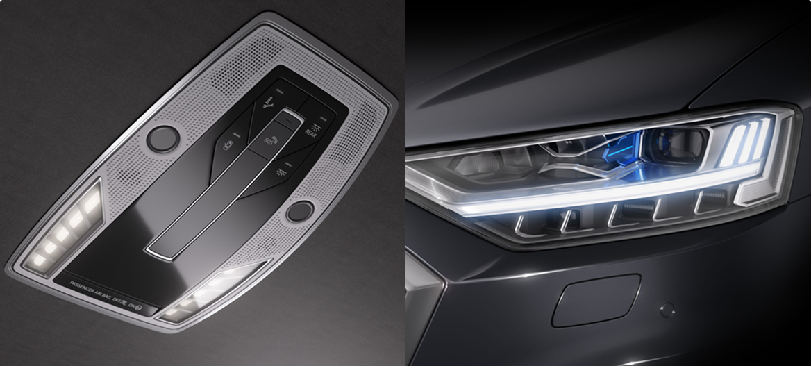 OLED, Matrix LED high beam light The intelligent lighting concept in the new Audi A8 at a glance | HELLA