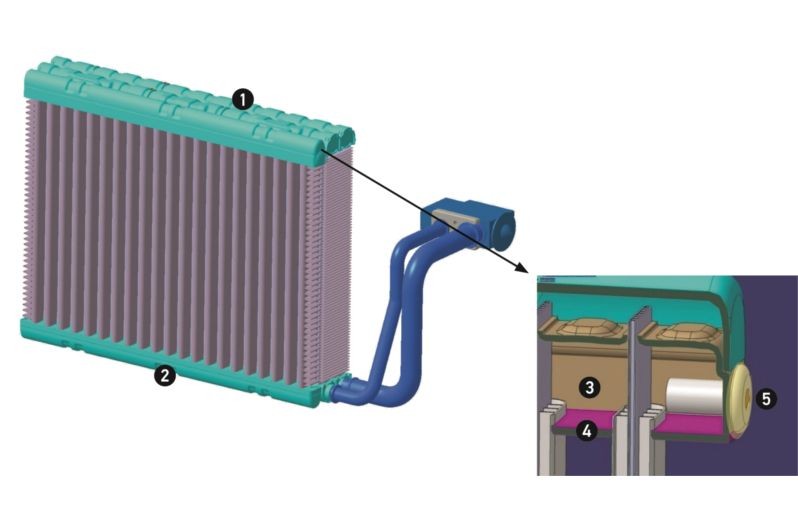 Schematic diagram – storage evaporator