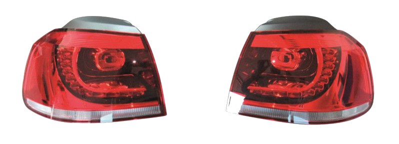 Encoding the Golf 6 rear LED lights: Parts for installation