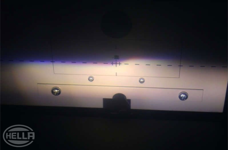 Beamsetter alignment to the lens 