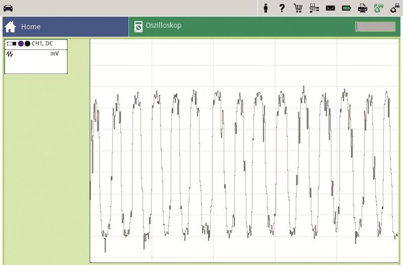 Checking the lambda sensor: Lambda sensor signal pattern