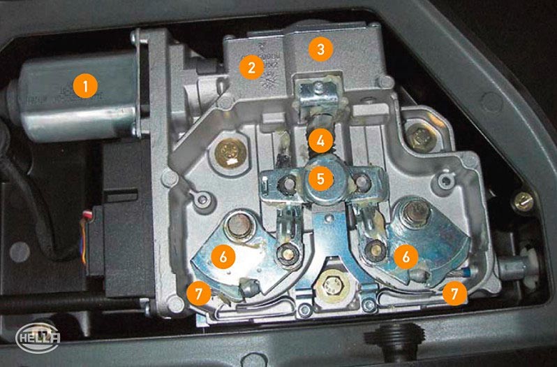 Parking brake: Structure