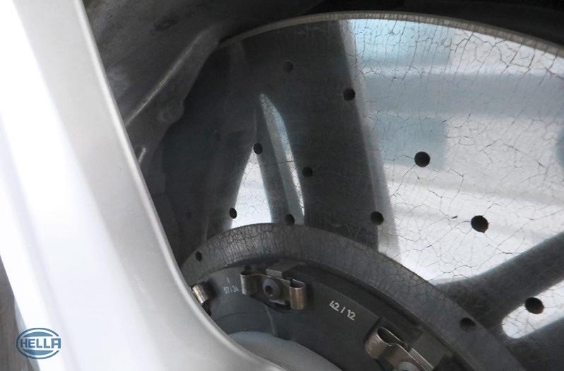 Audi ceramic brake disc