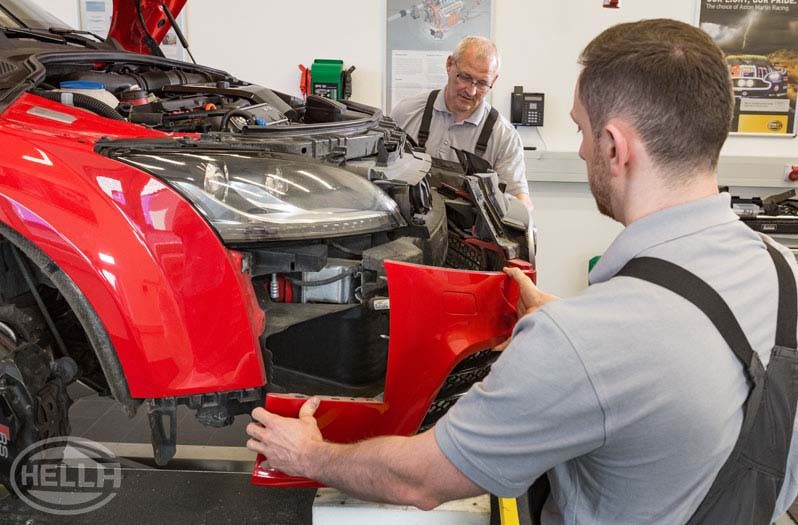 Removing the front bumper cover - Fig. 2