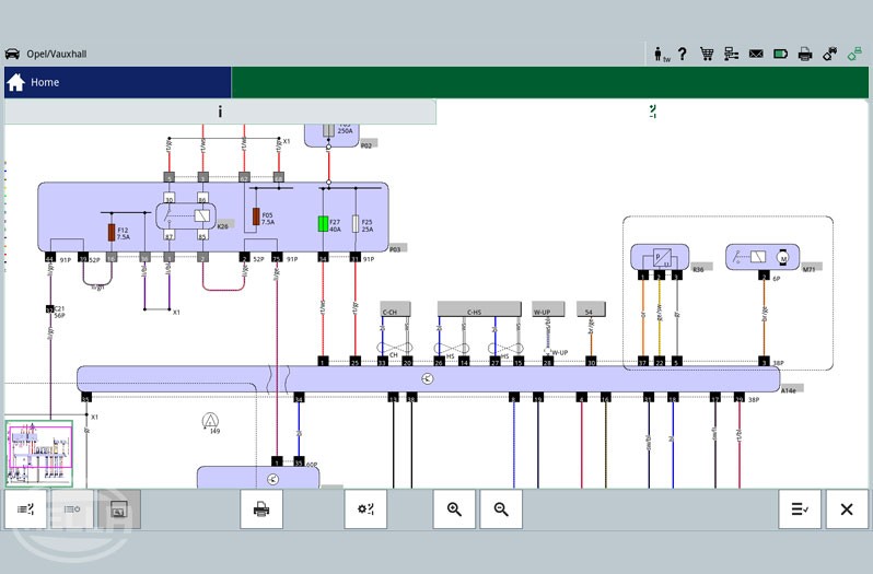 Electric vacuum pump: control unit diagnostics, circuit diagrams