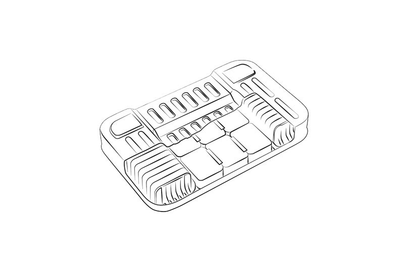 High-voltage battery