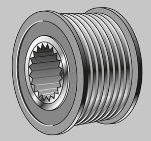 Wartungshinweise - Freilaufriemenscheibe Generator