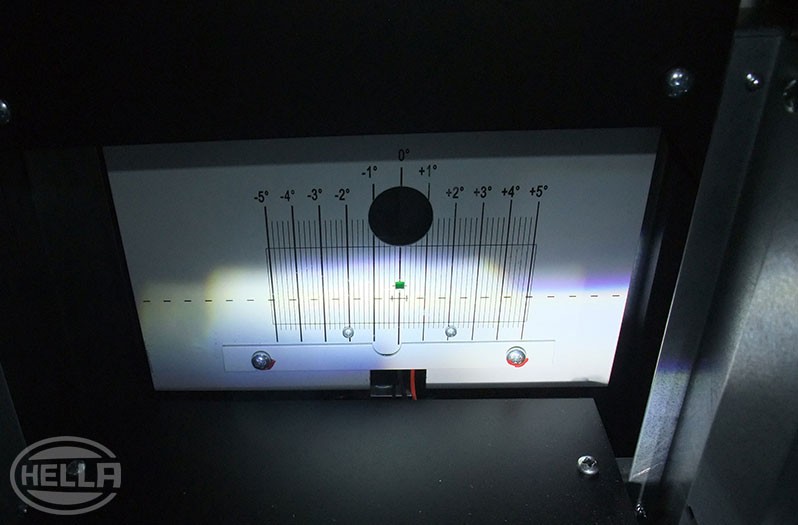 Analogue beamsetter - main beam, right