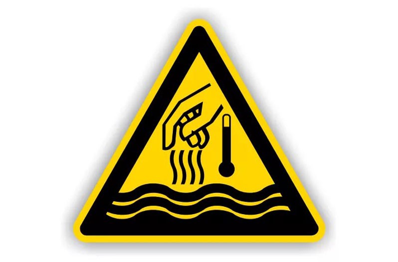 Temperature and pressure as signs of danger