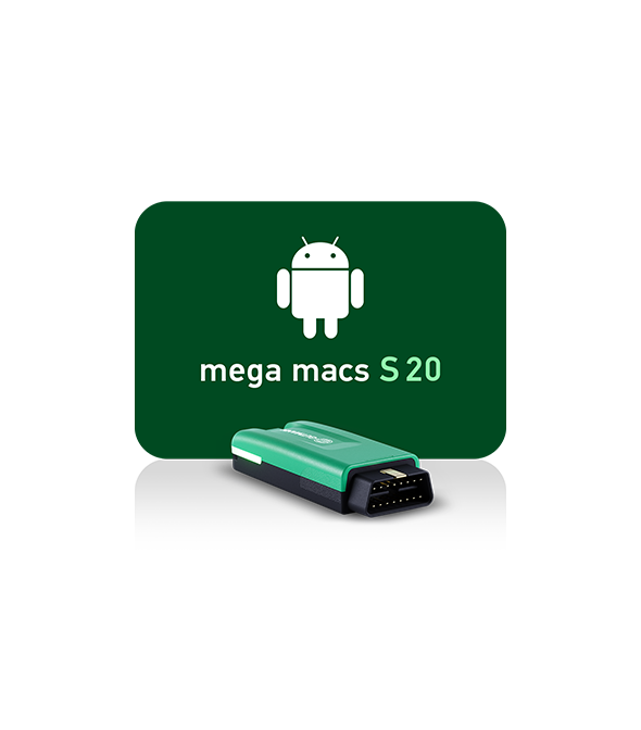 mega macs S 20 the Android-based diagnostic co-pilot