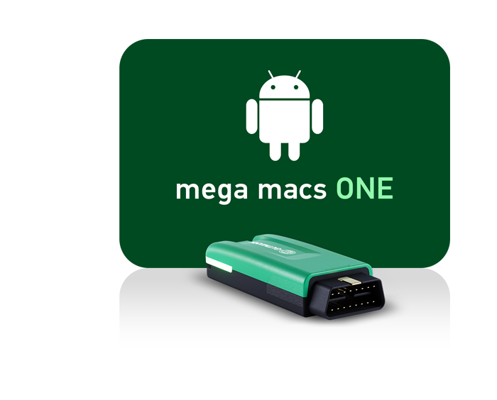 mega macs ONE transforms your Android device into a multifunctional workshop tool of the future. Fast, cost-effective and flexible to use.