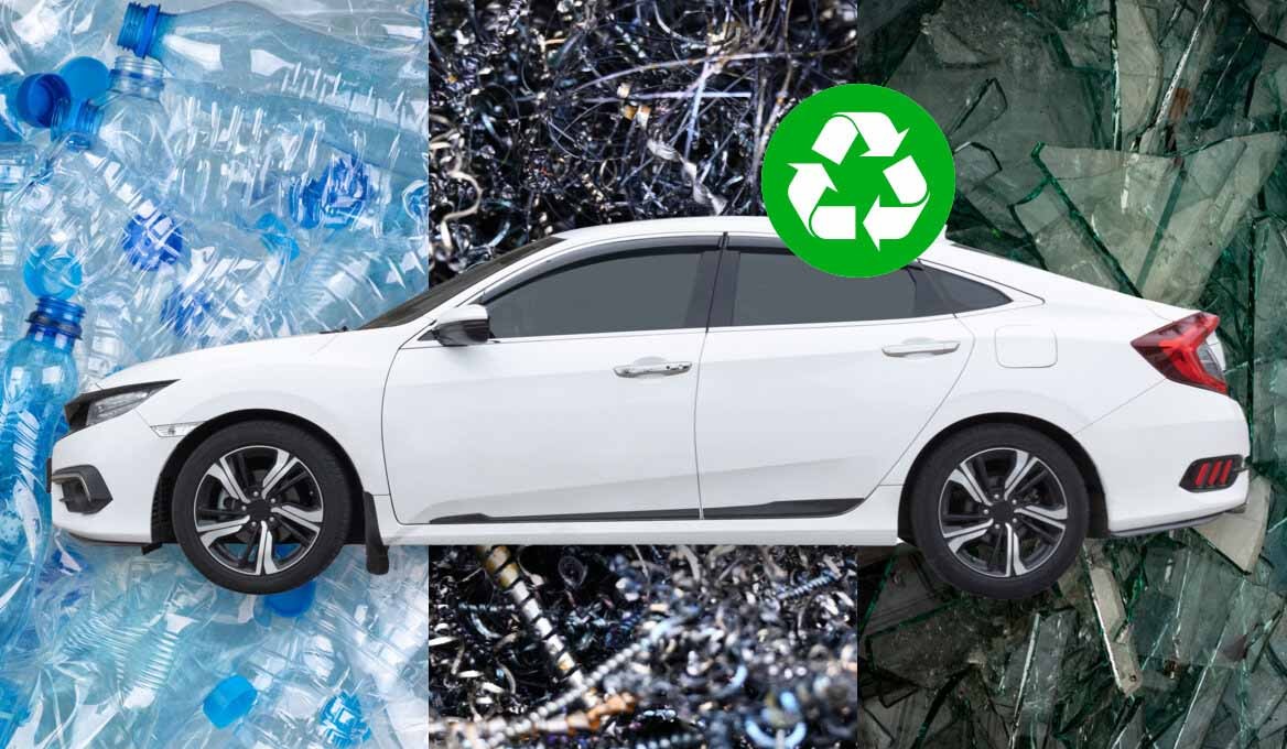 sustainable materials and recycling play a major role in the automotive industry.